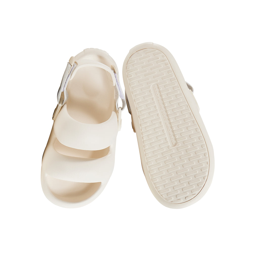 White women's comfort sandals outdoor