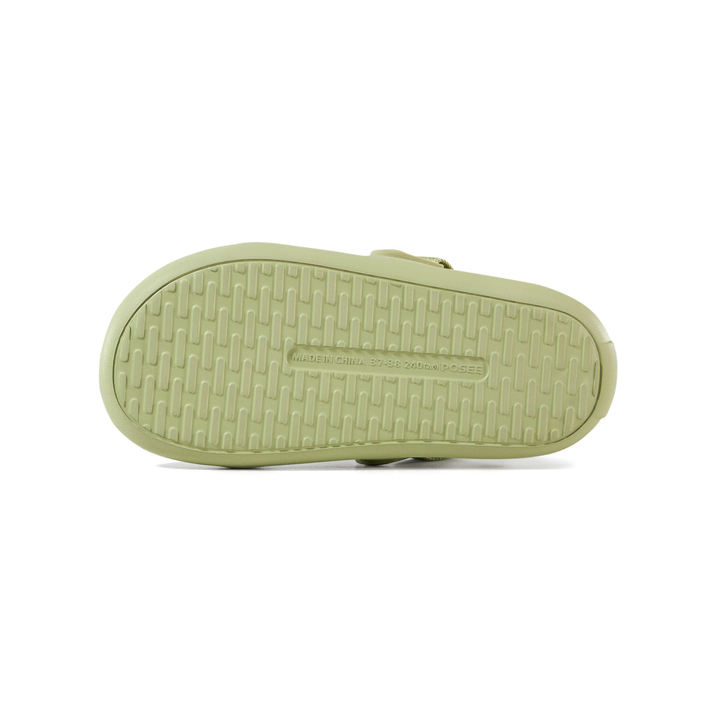 Green women's comfort cute sandals