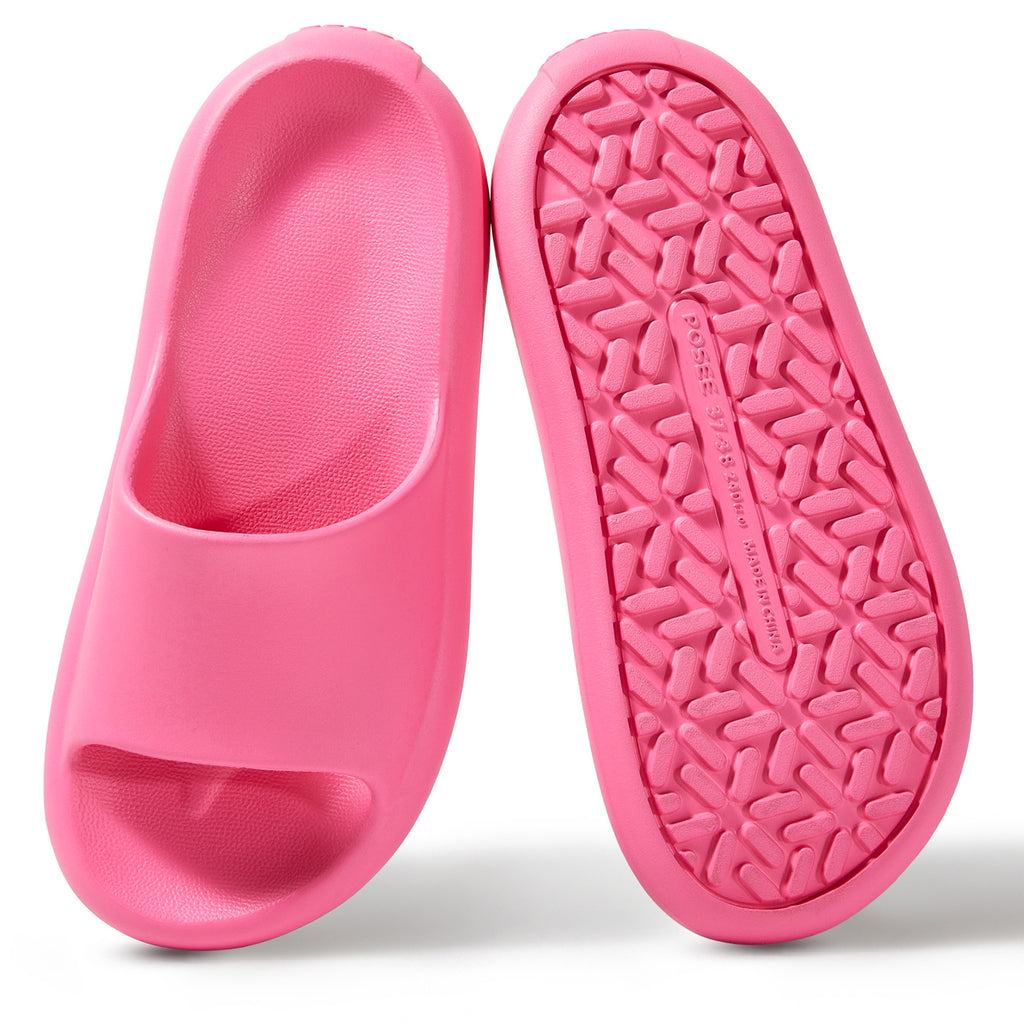 pink cloud 9 slide sandals